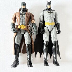 DC Comics Batman Action Figures 12” Lot 2 Batman Rebirth Batman Justice League